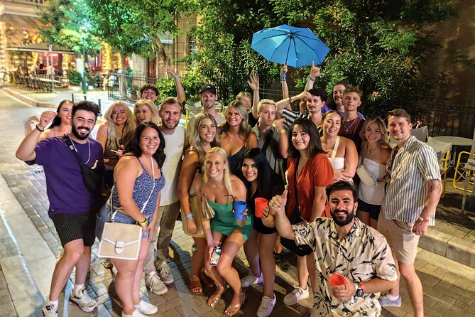 Athens Pub Crawl with 1hr Open Bar & VIP Nightclub Access - Stop 1 Bar: Free Shots and Cocktail Discounts