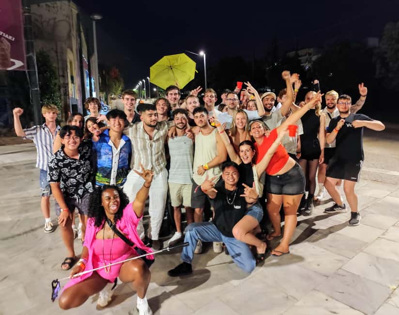 Athens Pub Crawl with 1hr Open Bar & VIP Nightclub Access - Group Size: What It Feels Like in Real Life