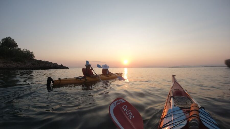 Athens: Sea Kayak Sunset Tour - Sunset From Kavouri Beach: The Athens Riviera, From a Different Angle
