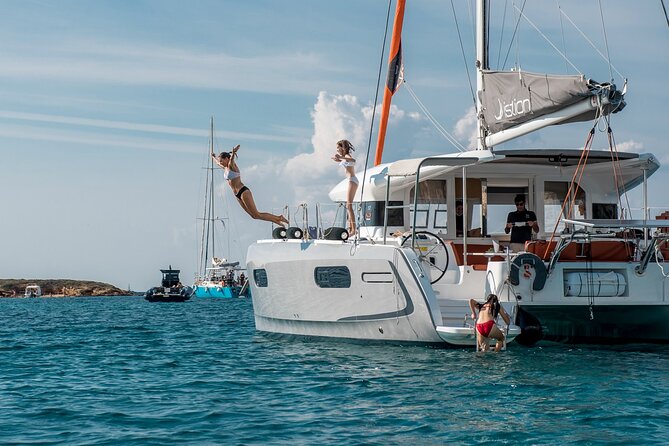 Athens Semi private Morning Catamaran cruise with meal & drinks - The onboard lunch you’ll actually look forward to