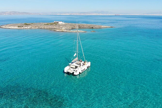 Athens Semi private Morning Catamaran cruise with meal & drinks - Morning departure from Alimos, then straight to the sea