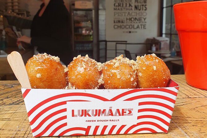 Athens Street Food Walk - Monastiraki baklava style desserts with an ice cream twist