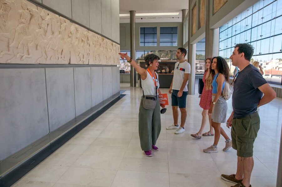 Athens: The Acropolis Museum Guided Tour - The 1st-floor Archaic Gallery and its natural-light advantage