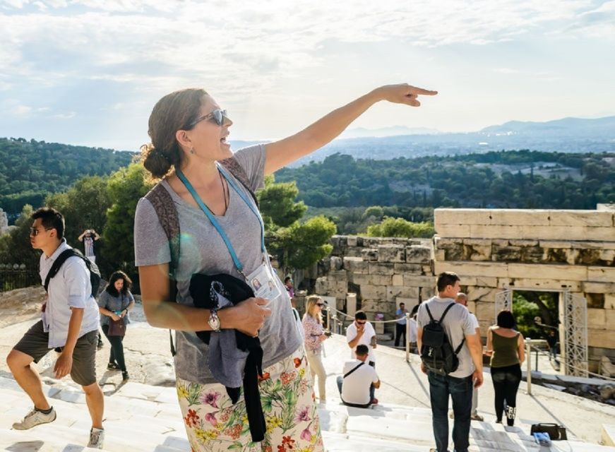 Athens: The Acropolis Walking Group Tour with a French Guide - Temple of Athena Nike, Propylaea gateway, and the logic of the route