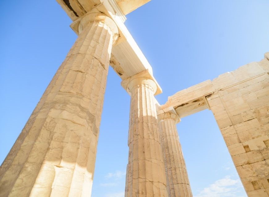 Athens: The Acropolis Walking Group Tour with a French Guide - The sculptures and major references: Theatre of Dionysus to the Healing Temple