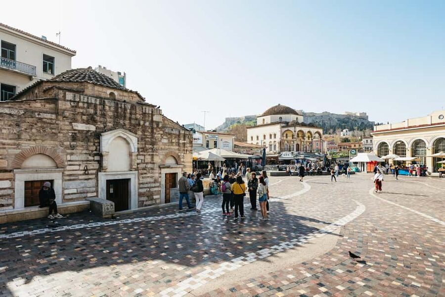 Athens: Women in Ancient Greece - Where you start on Monastiraki Square, and what to look for