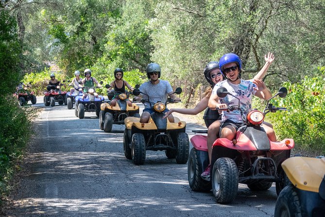 ATV Quad Guided Sightseeing/ Exploring Tour@The Pink Palace Corfu - Paramonas Beach: the swim and stretch stop that cools the day off