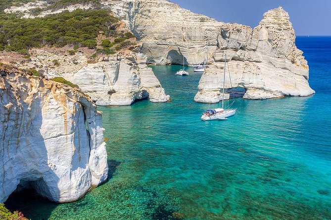 Best of Milos and Poliegos Catamaran snorkelling Cruise with BBQ - Klima: Where the Venus de Milo Story Begins