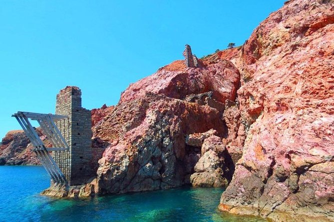 Best of Milos and Poliegos Catamaran snorkelling Cruise with BBQ - Poliegos Galazia Nera Blue Lagoon Swim Stop (and Late Breakfast)
