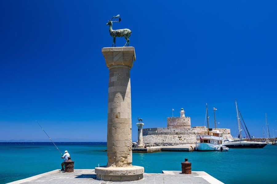 Best of Rhodes Tour including Lindos and Medieval City - Pickup, Bus Ride, and Quick Views From Mandraki and Monte Smith