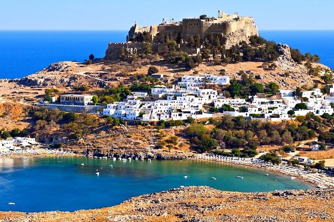Boat Trip to LINDOS with Swimming Stops at Anthony Quinn's & Tsambika Bays - Lindos in 3 Hours: Acropolis Views, Cobblestones, and the Heat Reality