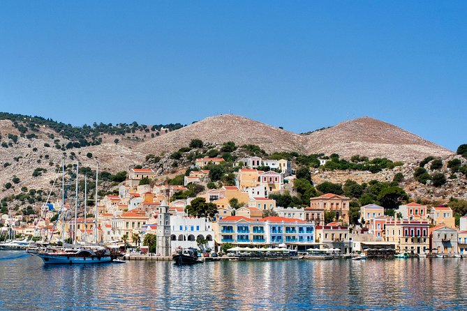 Boat Trip to Symi Island with swimming stop at St George Bay - What Happens Next, the Symi Transfer and Arrival Rhythm