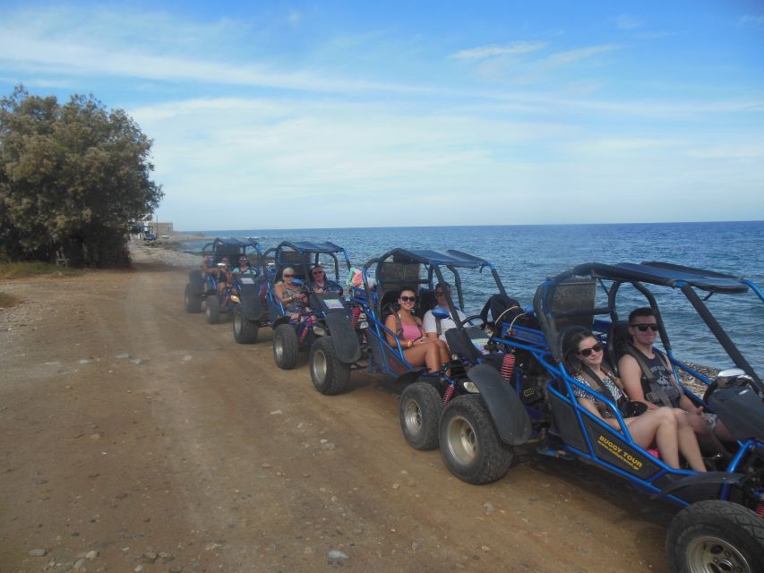 Buggy safari Crete (Transfer and lunch) analipsi- hersonisos - Potamos Beach Swimming and Snorkeling, Plus the Final Beach Break