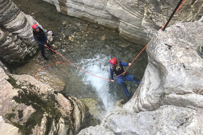 Canyoning trip at Zagori area of Greece - Section A - Safety and guide energy: what you should look for on the day