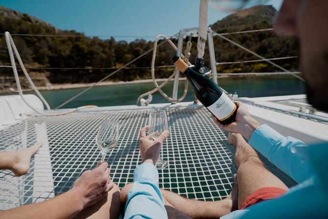 Catamaran Cruise in Nafplio | with Local Treats - Sailing Out of Nafplio Old Harbor and Into the Cove World