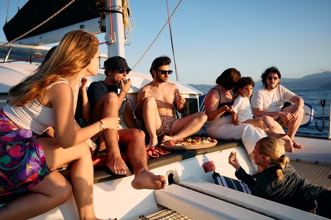 Catamaran Cruise in Nafplio | with Local Treats - The Main Swim Stop Between Romvi and Daskaleio Islands
