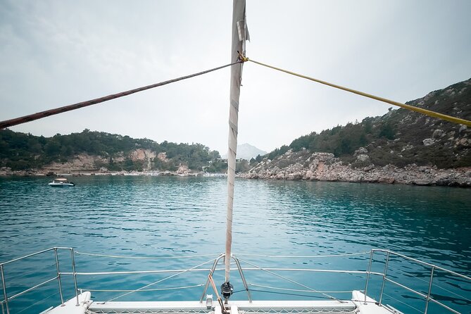 Catamaran Cruises Rhodes - 6 Hours Day Cruise ALL INCLUSIVE - Anthony Quinn Bay Swim Stop, Why an Early Hour Is Key
