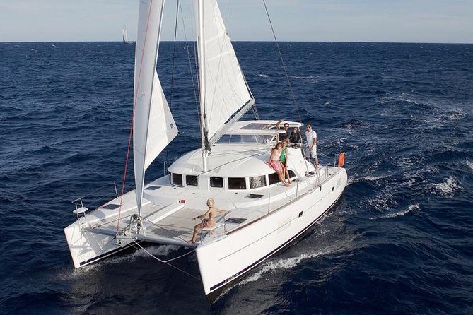 Catamaran Day & Sunset Cruises with meals Drinks and transportation - The Cruising Route: South-Coast Views, Pirate-Island Passing, and Delos Photos