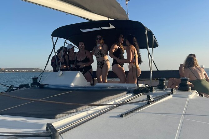 Catamaran Semi Cruise Paros Antiparos includes Food and Drinks - Stop 3: Panteronisi for 2 Hours, Secluded Coves and Cocktails by the Water