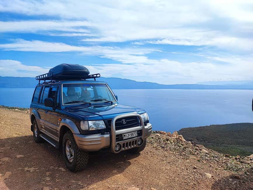 Chania: Balos Lagoon 4x4 Jeep Safari Tour from Kissamos - Why Balos Lagoon looks different from above in a Kissamos 4x4