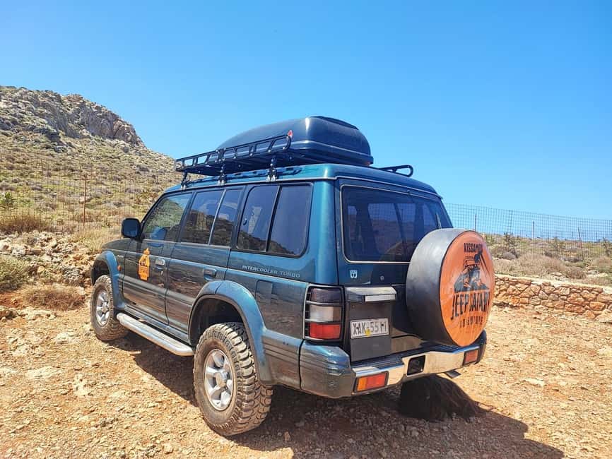 Chania: Balos Lagoon 4x4 Jeep Safari Tour from Kissamos - The Gramvousa Peninsula ride: comfortable, scenic, and small-group friendly