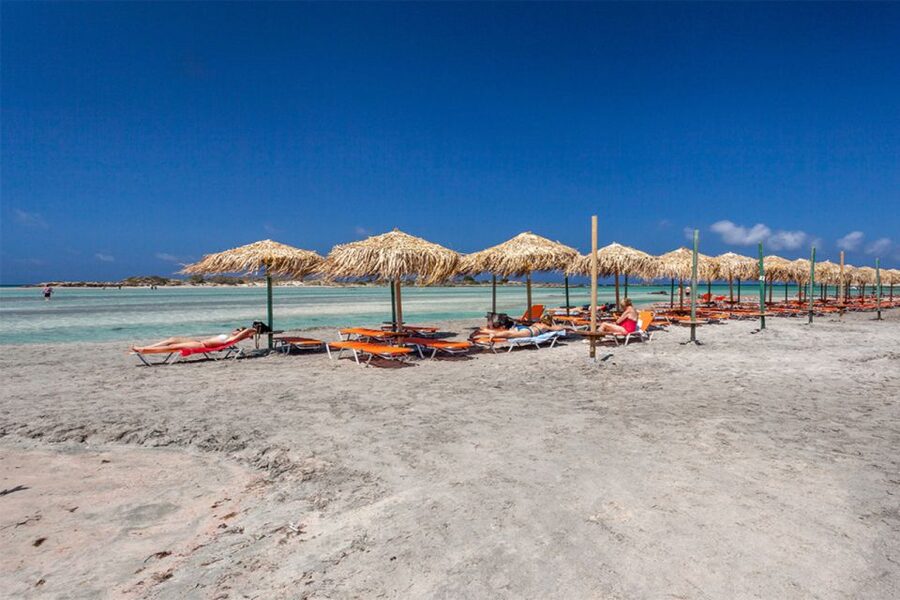 Chania: Elafonisi and Milia Mountain with Loungers and Lunch - Elafonisi and Milia in one long day from Chania