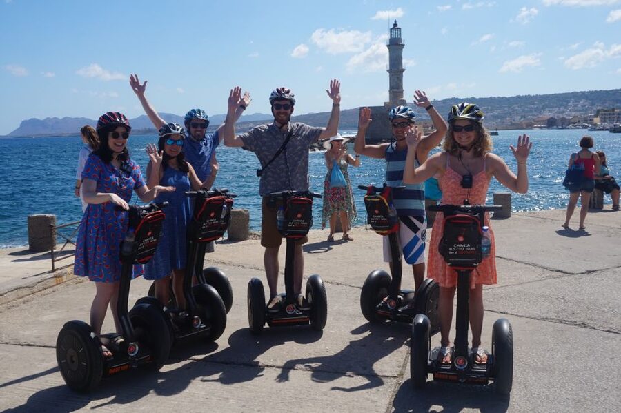 Chania Exploration Segway Tour - Your pre-ride setup: helmets, headsets, and real practice