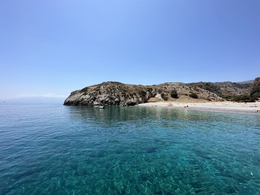 Chania: Menies Beach & Chironisia Bay Cruise with Snorkeling - Kolymbari to Menies and Chironisia, a 4-hour swim-focused cruise