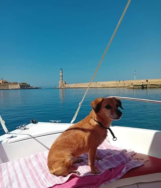 Chania Old Port: Boat Rental, Drive Yourself - Lazaretta: your first two hours for swimming and regrouping
