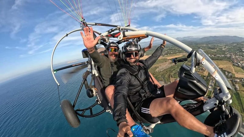 Chania: Paratriking Experience with a Professional Pilot - Safety, comfort, and the calm confidence of a pro pilot