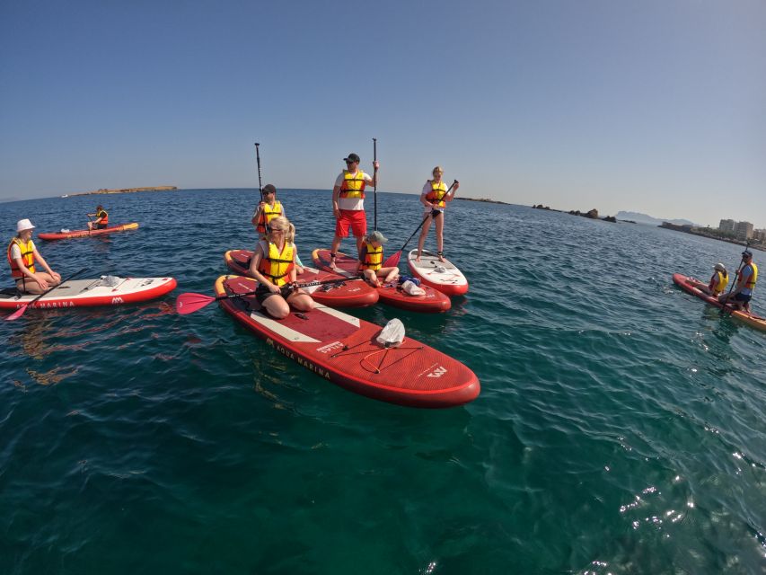 Chania: Stand-up Paddleboard Tour to Lazareta Island - The view payoff over Chania and the White Mountains