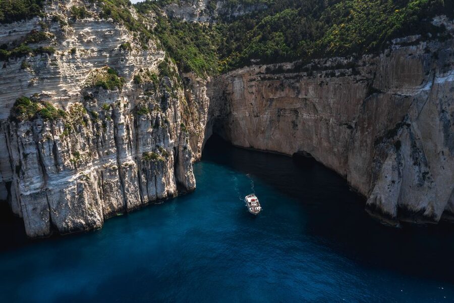 Corfu/Benitses/Lefkimmi: Paxos, Antipaxos, & Caves Cruise - Antipaxos Swimming: 60 to 70 minutes of clear water time