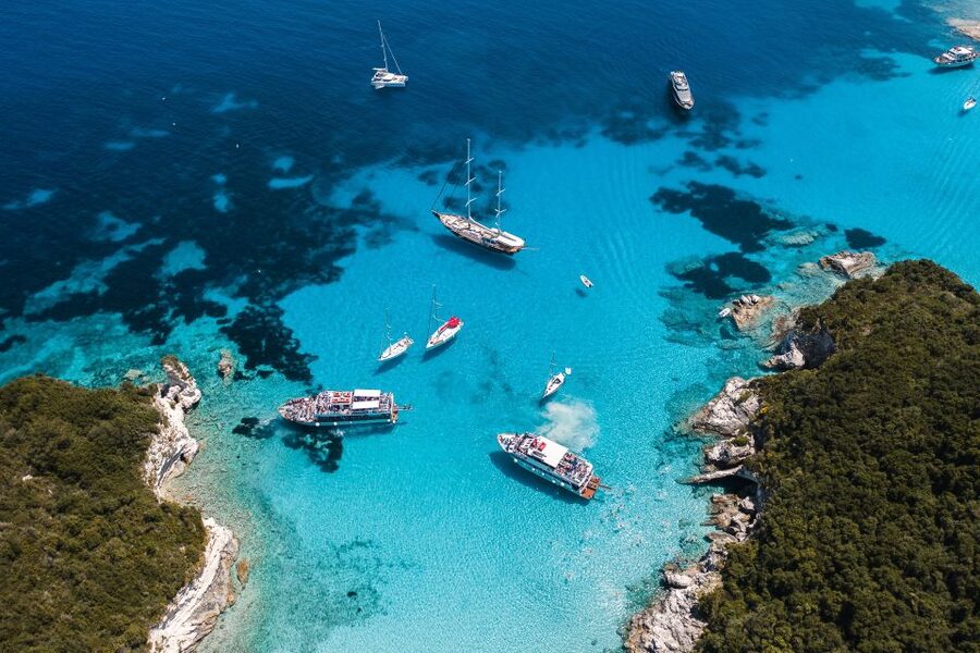 Corfu/Benitses/Lefkimmi: Paxos, Antipaxos, & Caves Cruise - The Cave Boat Ride: Myth, photos, and the reality of short stops