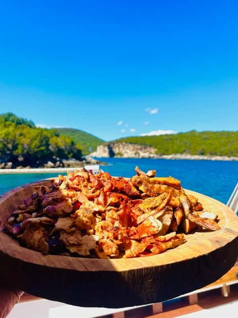 Corfu: Blue Lagoon and Cave Cruise with Drinks and Lunch - Blue Lagoon swim stop: more than a pretty postcard