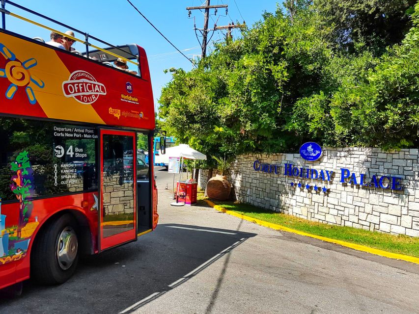 Corfu: City Sightseeing Hop-On Hop-Off Bus Tour - Achilleion Palace on the bus: what you get (and what you do not)