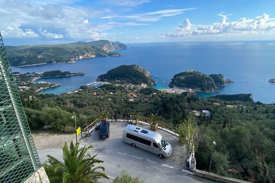 Corfu: Panoramic Island Highlights Van Tour from Cruise Port - Paleokastritsa Monastery Stop: Short Walk, Big Views