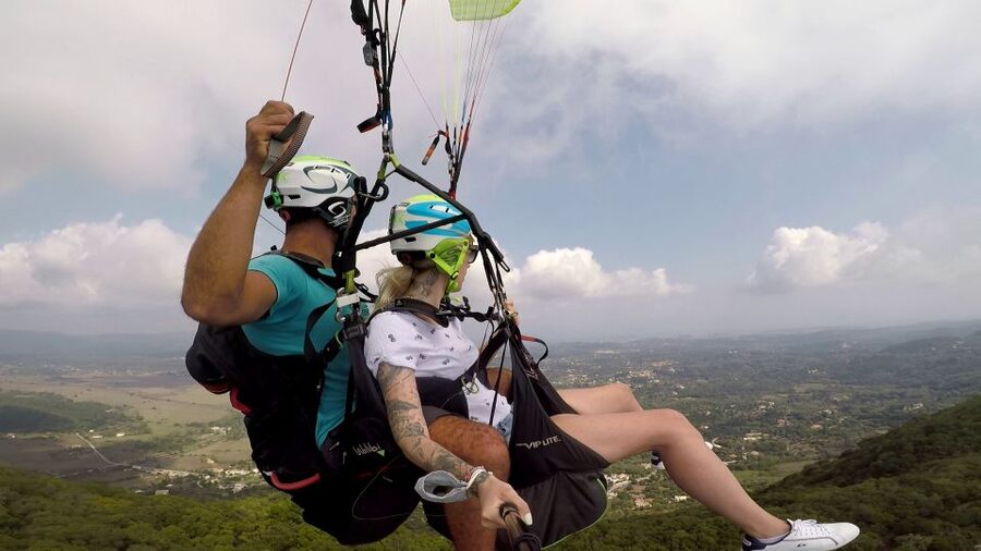 Corfu: Paragliding Tandem Flight Above Pelekas Town - Quick take