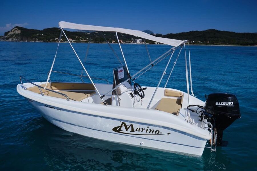 Corfu: Premium Boat Rental without Skipper - The Best Use of Your Two Hours (So You Do Not Feel Rushed)
