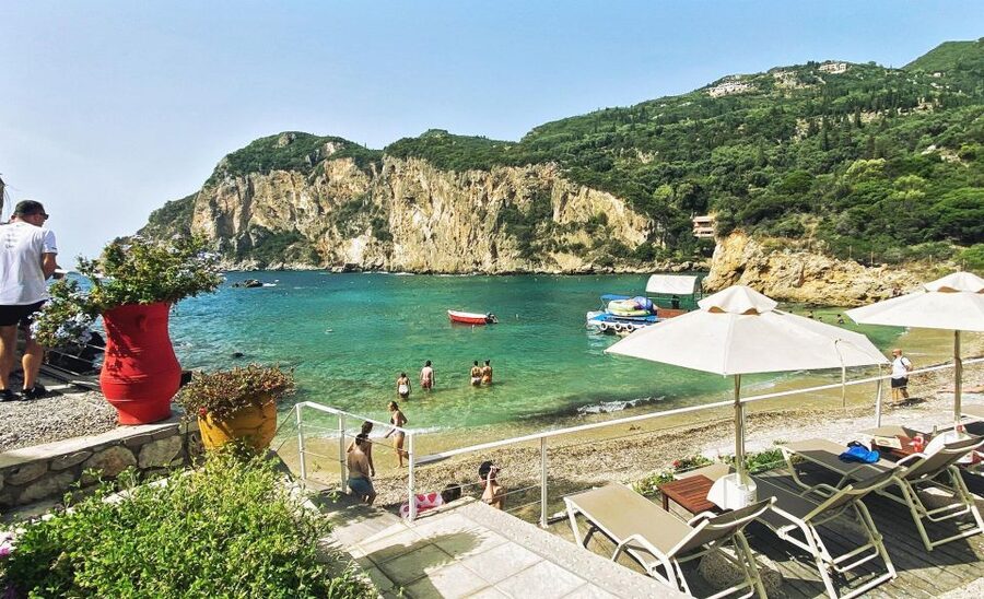 Corfu: Shore & Shared - Palaiokastritsa, Lakones, Kratsalo - The optional boat tour to Nausicaa Cave and the Blue Eye