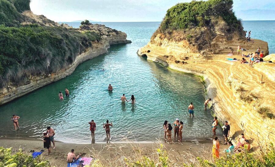 Corfu: Shore & Shared Tour - Kassiopi & Canal d’Amour - Bataria and Pipitos Bay: how the swims make the whole day worth it
