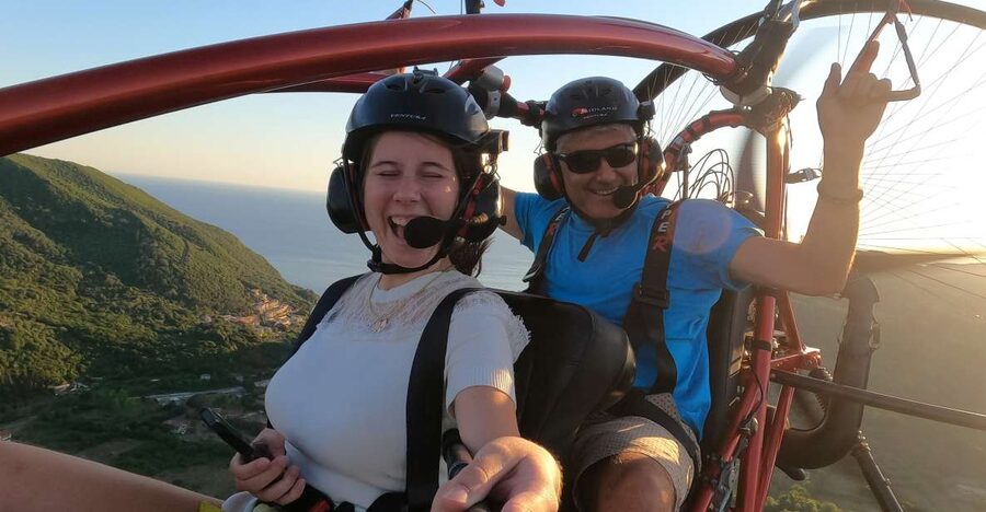 Corfu: Tandem Paratriking Flight over Corfu - The day-of rhythm: from gear up to time in the air