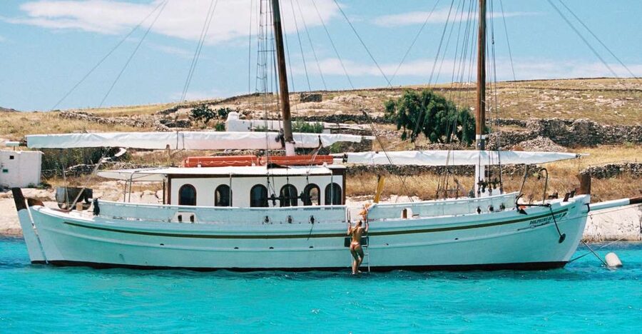 Corfu Town: Full-Day Cruise with Lunch, Drinks & Swim Stops - Meet the Wooden Boat Koryfo in Corfu’s Old Port