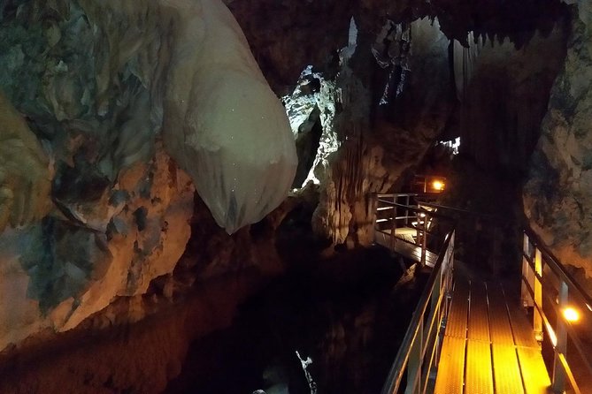 Corinth, Cave of Lakes, Odontotos Railway Private Tour with Greek Lunch Included - Mega Spileo Monastery or Ancient Corinth swap: choose your style of views