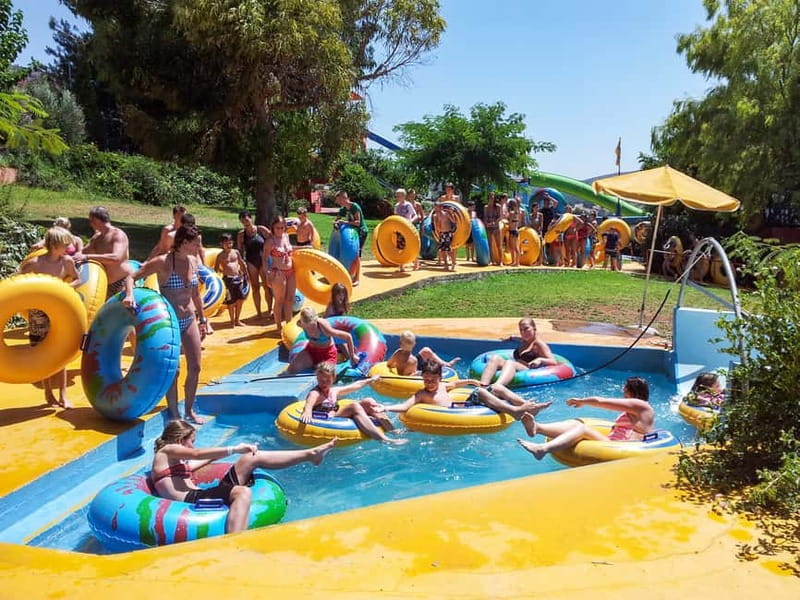 Crete: AcquaPlus WaterPark Entrance Ticket optional Transfer - First hour inside the park: sunbeds, bracelet system, and a smart ride plan