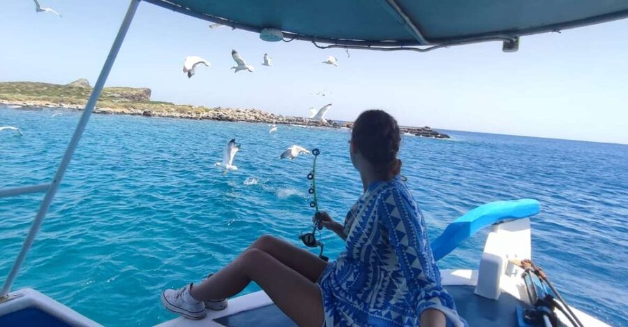 Crete: Fishing & Swimming Boat Cruise with Lunch & Drinks - Key highlights worth your attention