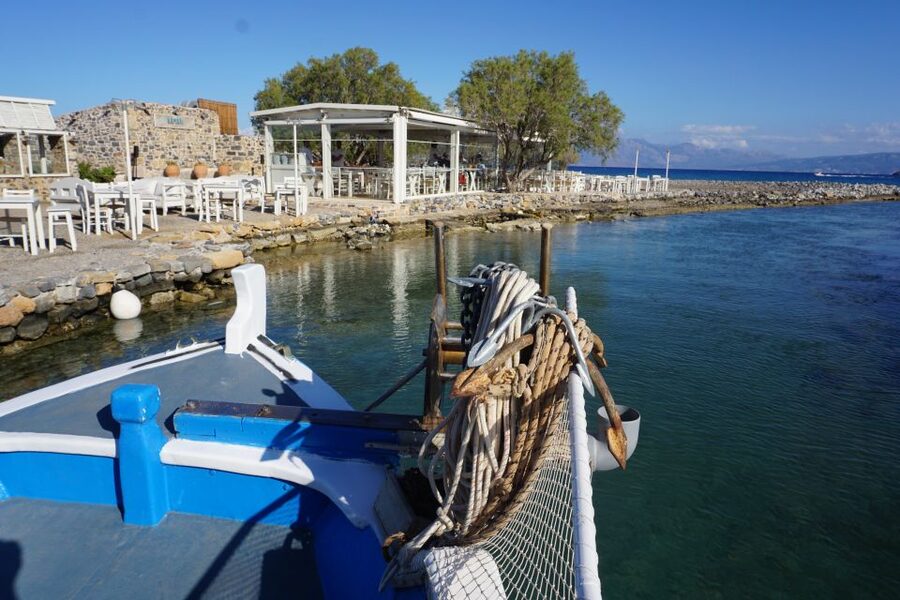 Crete: Fishing & Swimming Boat Cruise with Lunch & Drinks - Lunch On Board: Fresh Fish You Catch, Plus Greek Sides