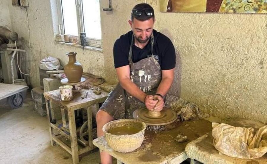 Crete: Full-Day Cretan Wines, Olive Oil, Raki and Food Tour - Winery Time: Organic Vineyards, a 5-Wine Tasting, and Real Views