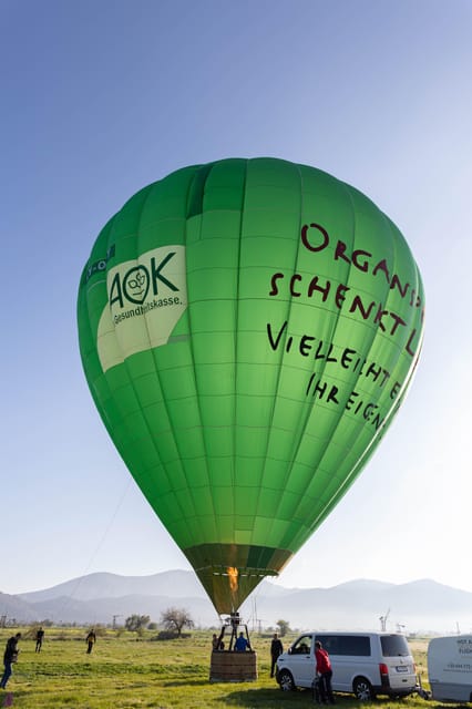 Crete: Hot-Air Balloon Flight with Breakfast and Wine - Getting there: pickup options and the Elin Gas station meet point