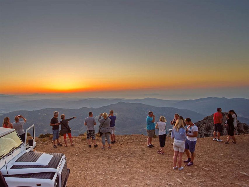 Crete: Land Rover Safari with Sunset Viewing, Dinner, & Wine - A Mountain Off-Road Safari Designed for Sunset Photos