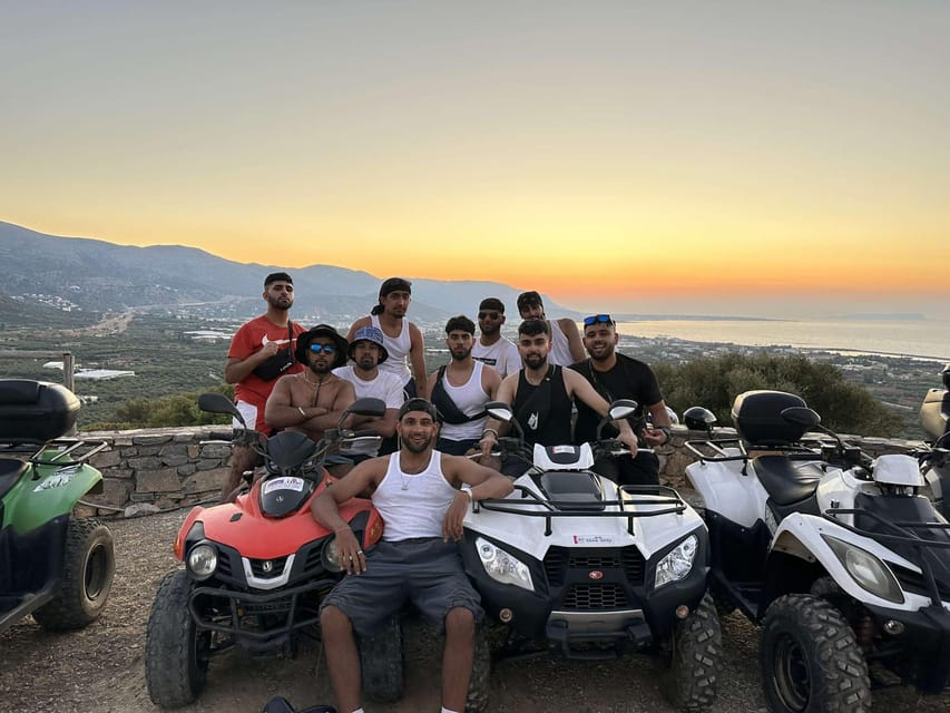 Crete: Off-Road Quad Safari Evening Tour with Hotel Transfer - Hotel Pickup Around Malia, ATV Setup, and Your First Safety Lesson